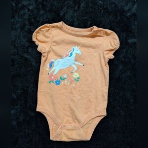 8 for $12 / Garanimals Orange Unicorn Bodysuit